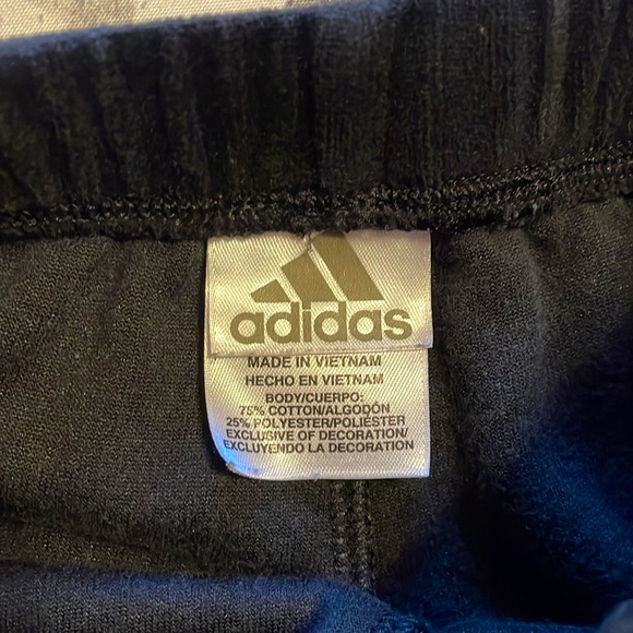 Adidas Girl's Track Jogger Velour Pant sz 6 - Picture 3 of 4